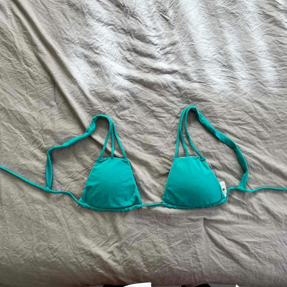 SAN LORENZO blue bikini top